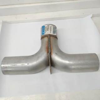 Donaldson Exhaust Splitter T-Adapter, 5 Inch Inlet/Outlet, Steel Pipe, Part # P206298
