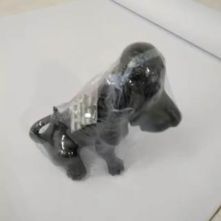 United Pacific 72053 Matte Black Basset Hound Hood Ornament Truck Car Universal,