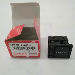 Genuine Hino Outer Mirror Control Switch Assembly, Part # 84870-E0010, Fits 238/258/268/338
