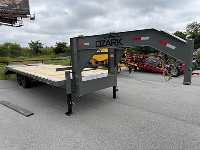 Ozark 25x102 Tandem Axle Steel Tag Trailer