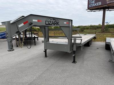 Ozark 25x102 Tandem Axle Steel Tag Trailer