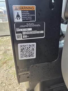 Kubota RTV-X1140W Utility Vehicle