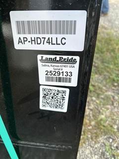 Land Pride APHD74LLC Bucket