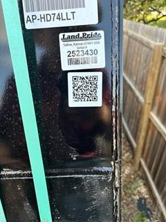 Land Pride APHD74LLT Bucket