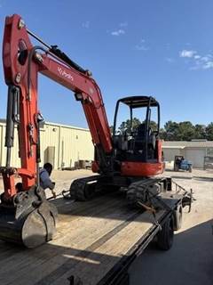 Kubota KX040-4R1A Hay Tedder