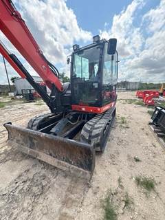 Kubota KX080-5 Hay Tedder