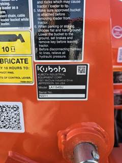 Kubota LA1154SU Loader