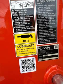 Kubota LA1854 Loader, 20 HP, Part # M1816/M6902
