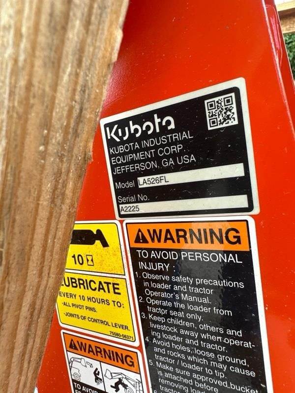 Kubota LA526 Loader For Sale | Webster, TX | AA2225 | MyLittleSalesman.com