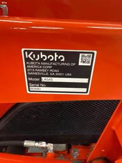 Kubota LA545 Loader