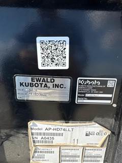 Kubota AP-HD74LLT Severe-Duty Bucket