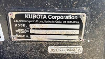 Kubota SVL75-3 Track Skid Steer