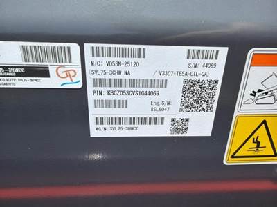 Kubota SVL75-3 Track Skid Steer