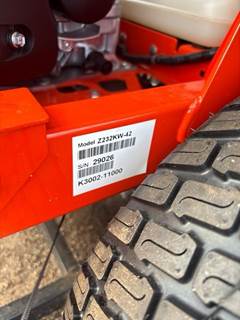 Kubota Z232 Zero Turn Mower