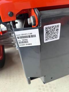 Kubota ZD1211 Zero Turn Mower