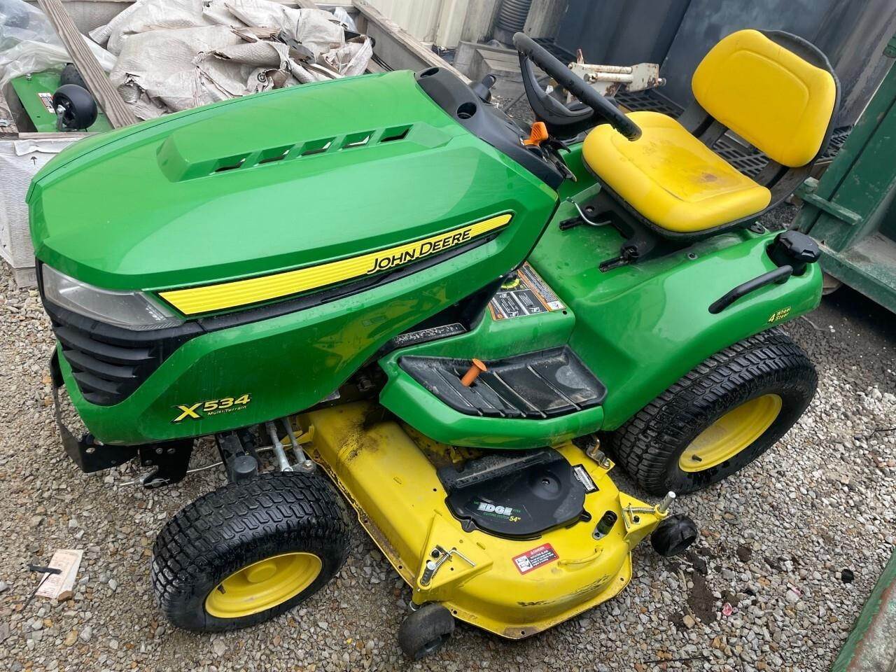 2014 John Deere X534 Riding Lawn Mower For Sale, 143 Hours Easton, MO 85744
