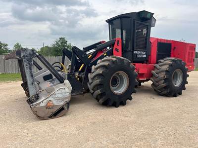 Prentice 2570D Forestry Mulcher - 5,984 machine hrs, 1,700 hrs on FAE 200/U-225 head, Good 28L x 26 tires, C7.1 engine (Tuned to 250 HP ), Cab w/ air