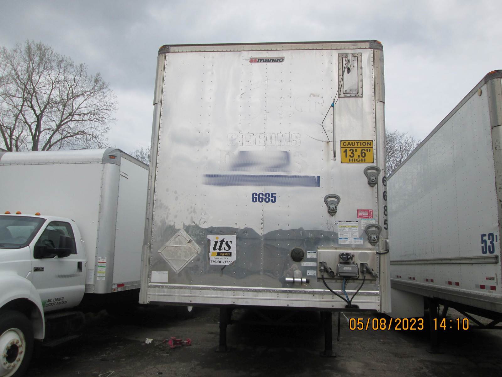 2020 Manac 53' Dry Van Trailer w/ Super Singles For Sale Ypsilanti, MI 304375003