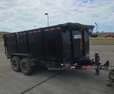 2025 Down To Earth 14' T/A Dump Trailer