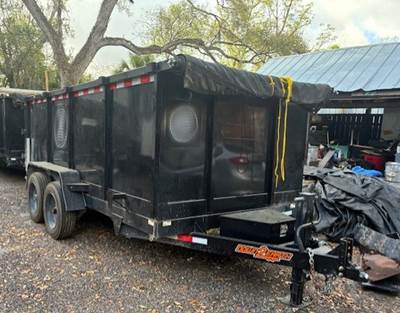 2025 Down To Earth 14' T/A Dump Trailer