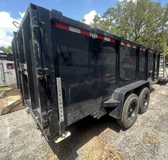 2025 Down To Earth 14' T/A Dump Trailer