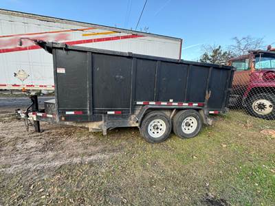 2022 Top Shelf 14' T/A Dump Trailer