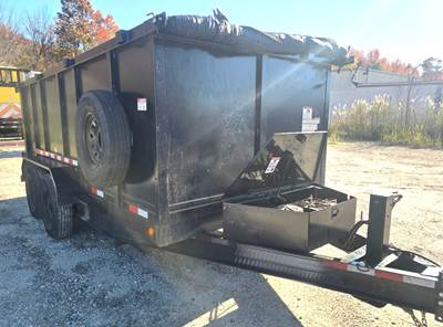 2024 Top Shelf 14' T/A Dump Trailer