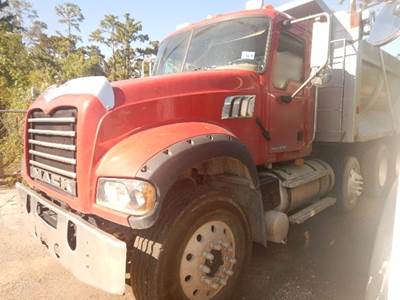 2008 Mack GU713 14' Tri/A Dump Truck w/ Tarp
