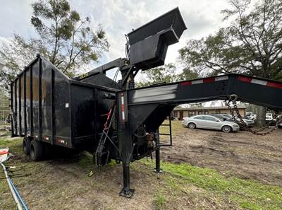 2022 Top Shelf 20' T/A GN Dump Trlr w/ Grappler