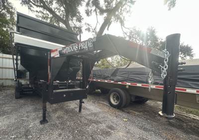 2025 Texas Pride 16' Dump Trailer w/ (3) Bins