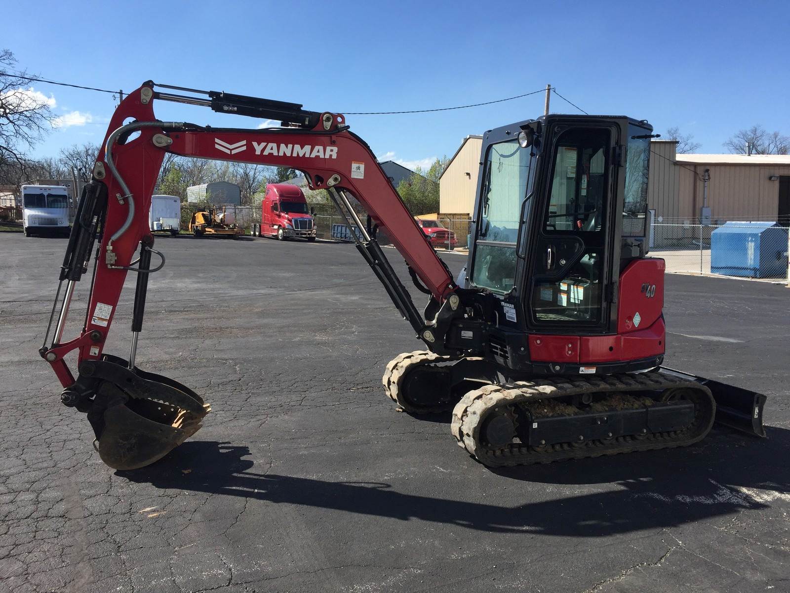 2021 Yanmar SV40 Mini Excavator w/ Bucket For Sale, 546 Hours O