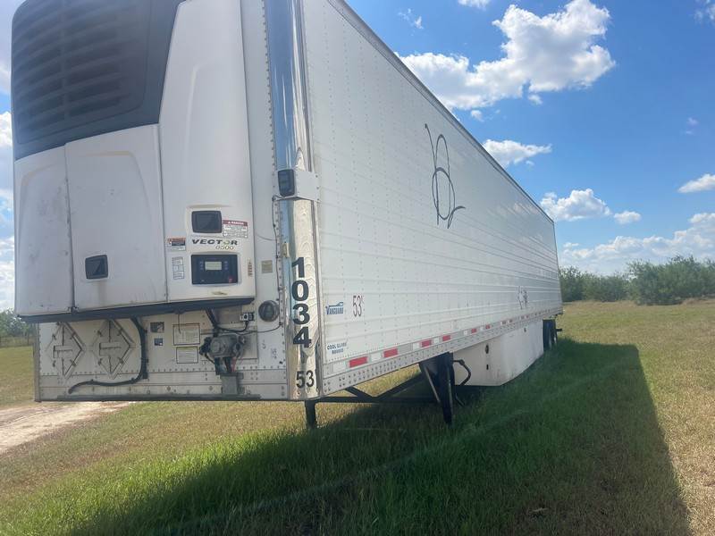 2015 Vanguard 53' Reefer Trailer (NonOp) For Sale Harlingen, TX