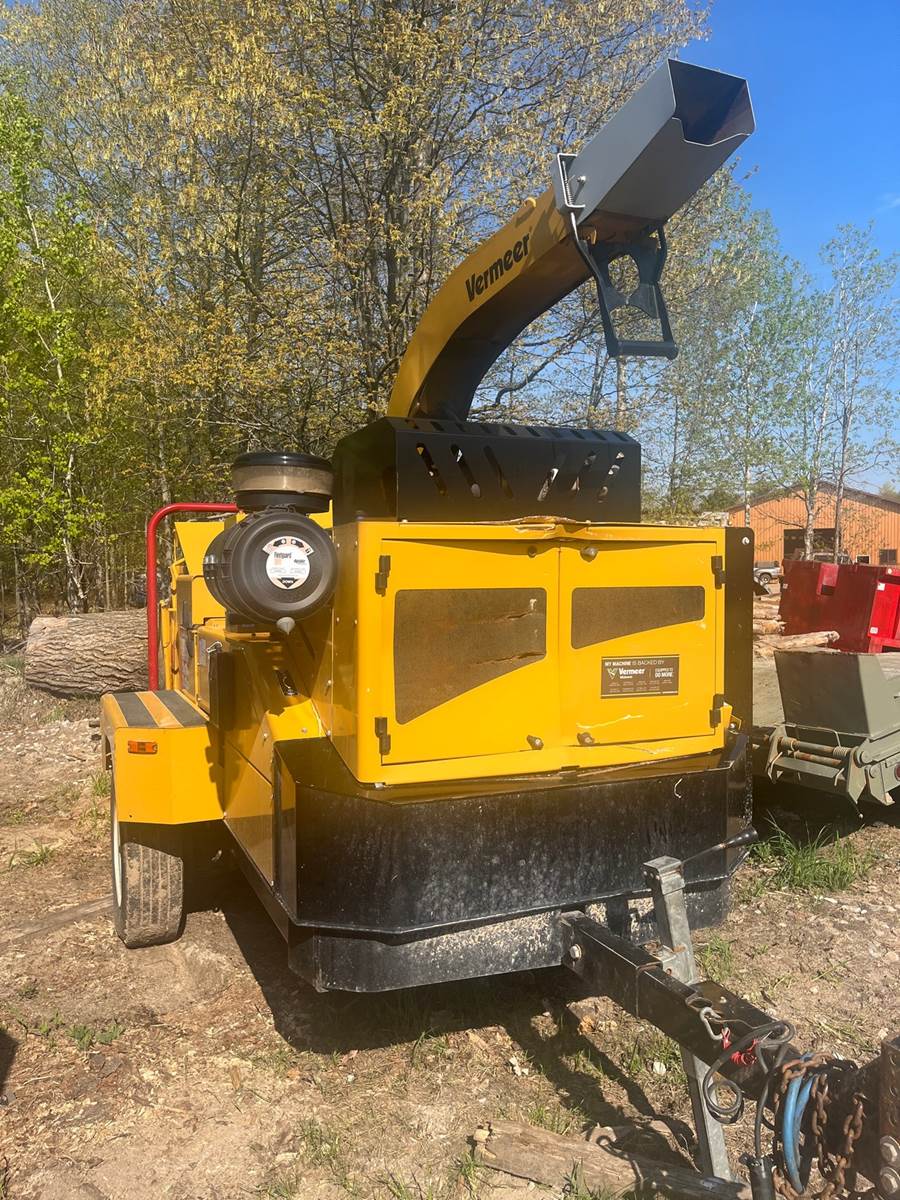 2021 Vermeer BC1500 Towable Brush Chipper For Sale, 507 Hours Gaylord
