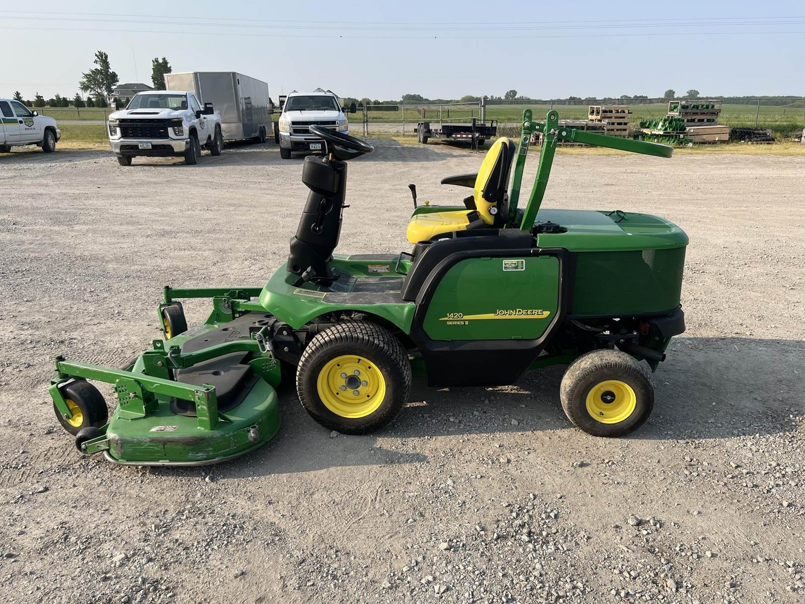 2013 John Deere 1420 Riding Lawn Mower For Sale, 1,085 Hours Rowley