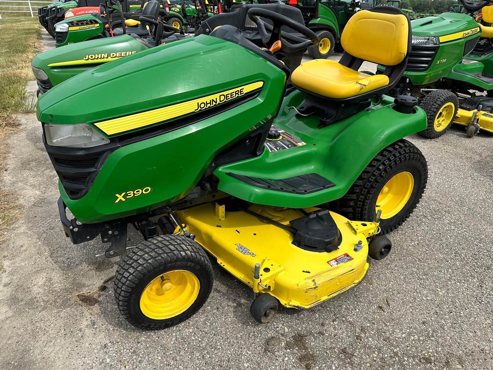 2016 John Deere X390 Riding Lawn Mower For Sale, 290 Hours Waukon, IA