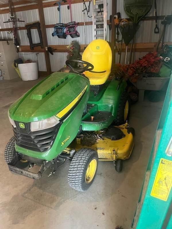 2021 John Deere X590 Riding Lawn Mower For Sale, 114 Hours Oelwein