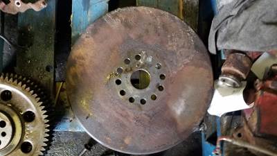 Cummins ISX Engine Harmonic Balancer for a 2014 Peterbilt 389