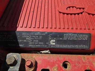 Cummins ISX15 Engine for a 2015 Kenworth T800