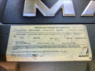 Mack Engine for a 2018 Mack CXU613 For Sale | York, ON, Canada | MK ...