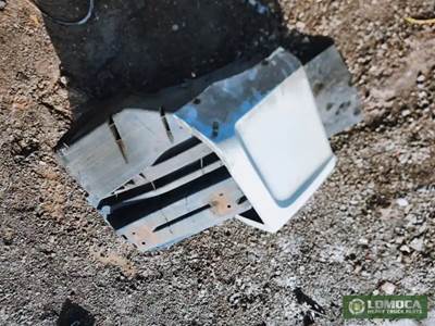 International LT625 Left Fender Extension