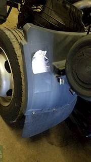 Ford LCF 450 Left Fender for a 2008 Ford LCF-4500
