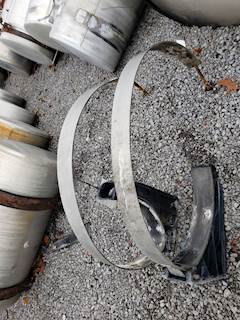 Peterbilt 386 Fuel Tank Strap / Bracket