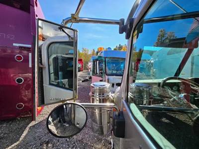 International 9900i Left Mirror