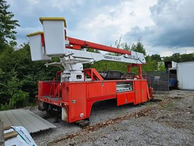 Simon Telelect T5051-65 Dual Basket Boom Crane For Sale - 65ft Boom And