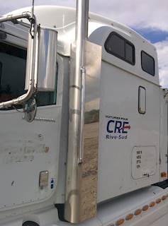 Caterpillar C13 Muffler Shield for a 2006 International 9400I