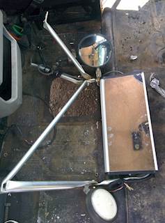 International F2674 Left Side View Mirror for a 1989 International F-2674 SBA