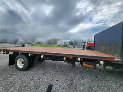 Used 2006 Flatbed Truck Body 22 x 8.5 FT with 4.5 FT Headache Rack for Sterling Acterra