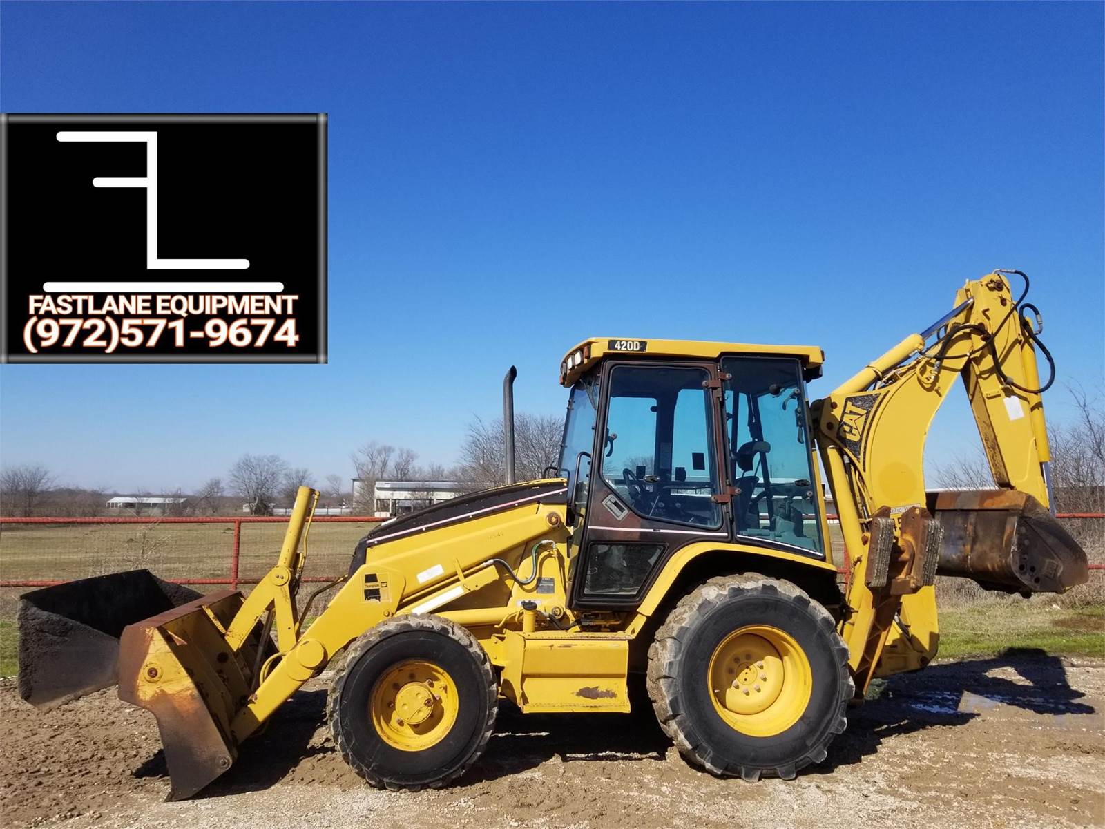 2002 Caterpillar 420D Backhoe For Sale, 5,372 Hours Kemp, TX 2454