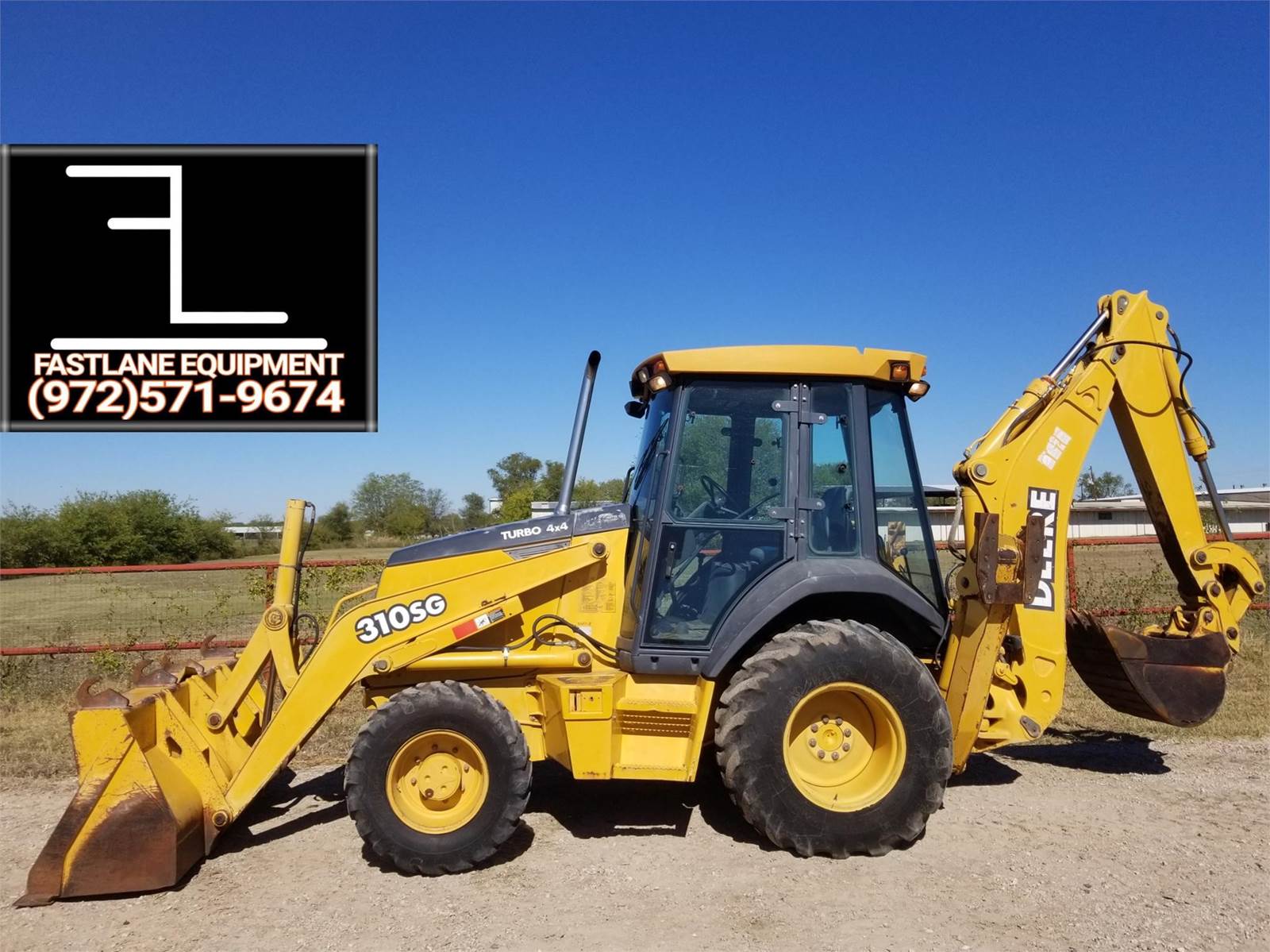 John Deere 310SG Backhoe For Sale, 3,860 Hours Kemp, TX 5481