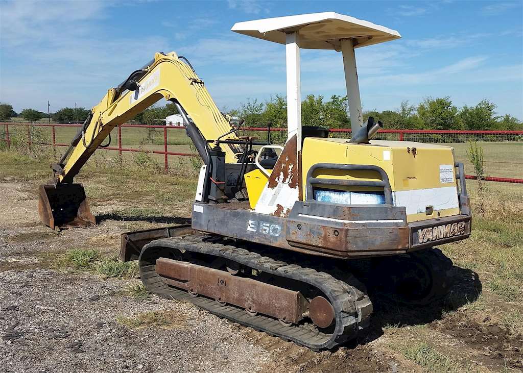 Yanmar B501 Mini Excavator For Sale, 3,482 Hours Kemp, TX 086B